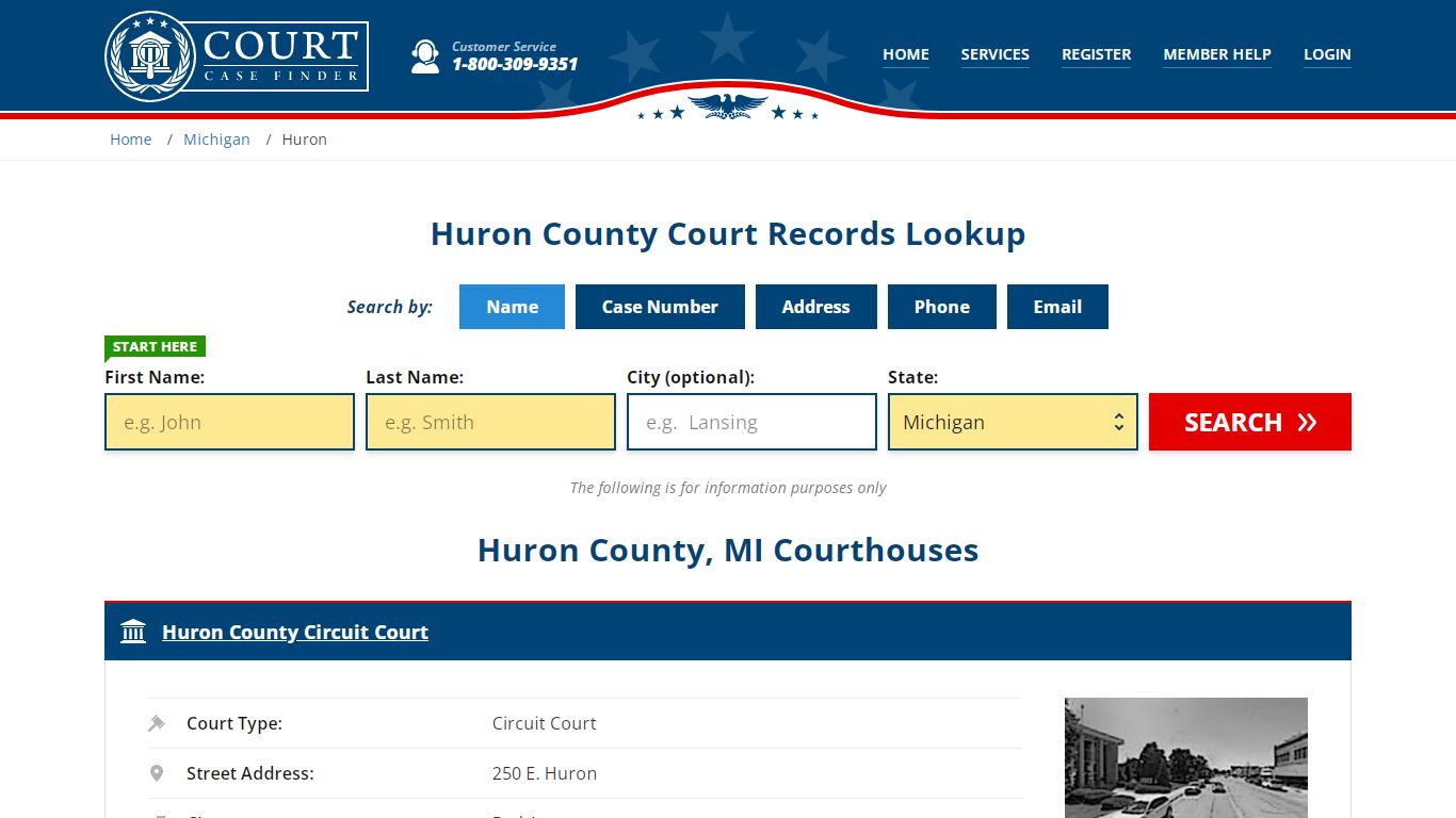 Huron County Court Records | MI Case Lookup